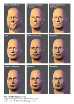 Plate 7 Thumbnail: 3D Modelling Lech's Face