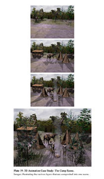 Plate 19 Thumbnail: 3D Animation Case Study: The Camp Scene